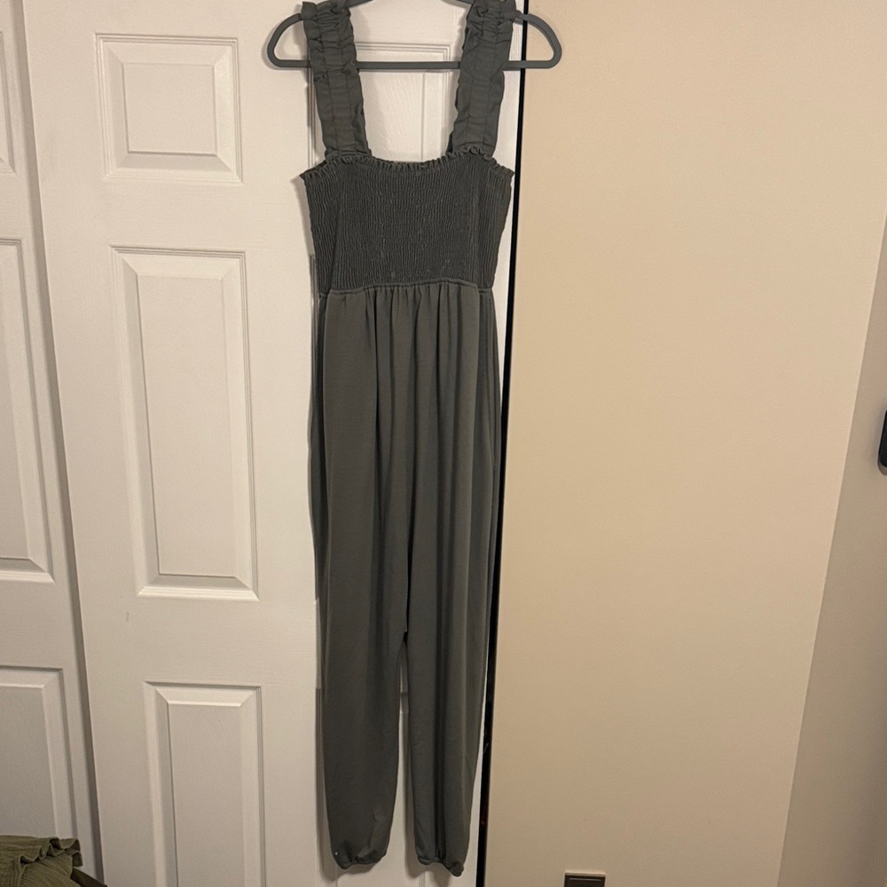 Sage Green Jumpsuit